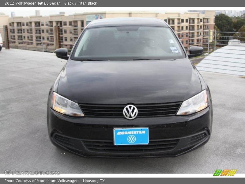 Black / Titan Black 2012 Volkswagen Jetta S Sedan