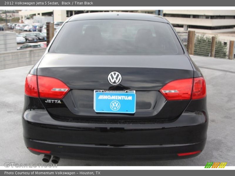 Black / Titan Black 2012 Volkswagen Jetta S Sedan