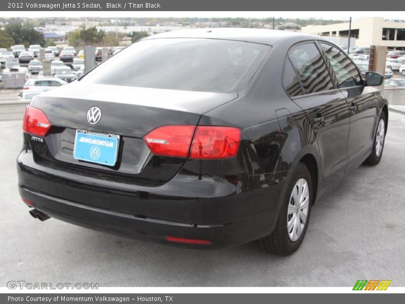 Black / Titan Black 2012 Volkswagen Jetta S Sedan