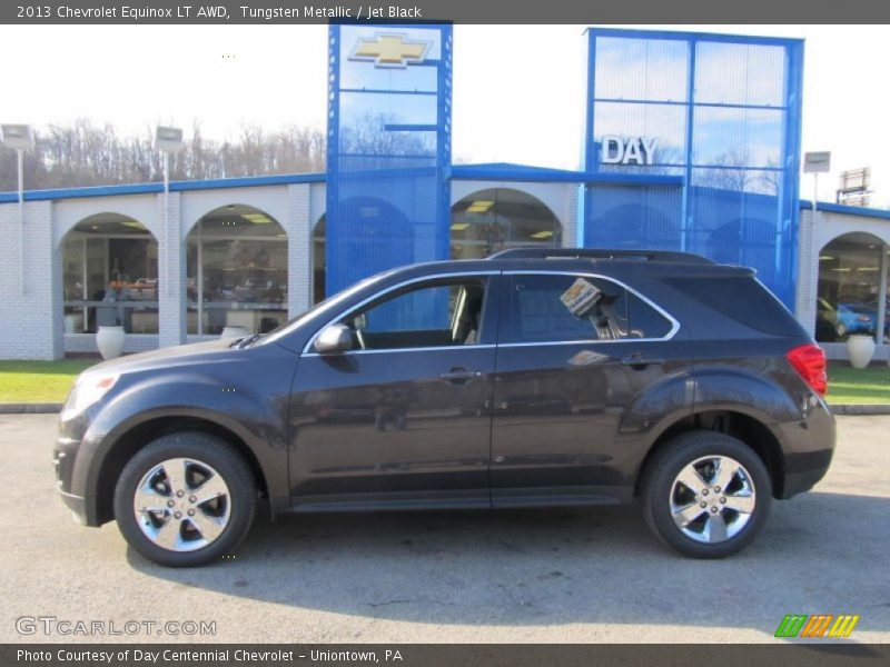 Tungsten Metallic / Jet Black 2013 Chevrolet Equinox LT AWD
