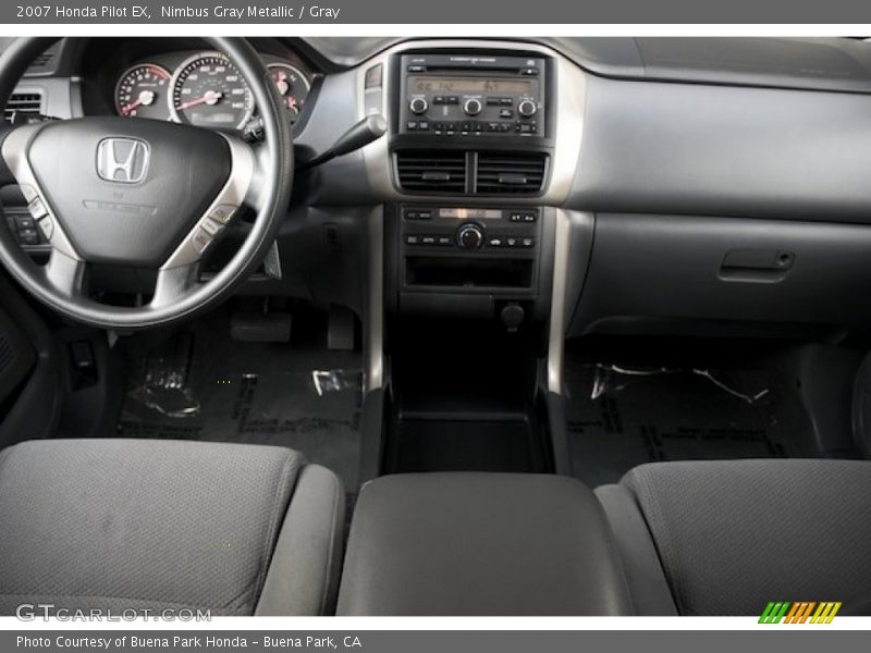 Nimbus Gray Metallic / Gray 2007 Honda Pilot EX