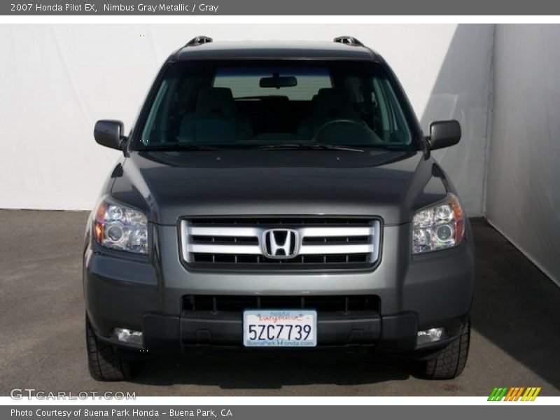 Nimbus Gray Metallic / Gray 2007 Honda Pilot EX