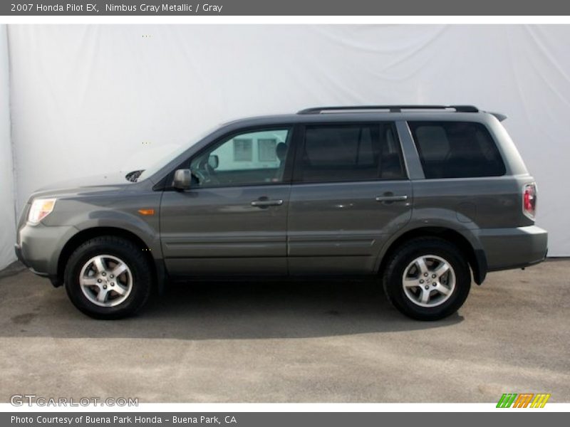 Nimbus Gray Metallic / Gray 2007 Honda Pilot EX