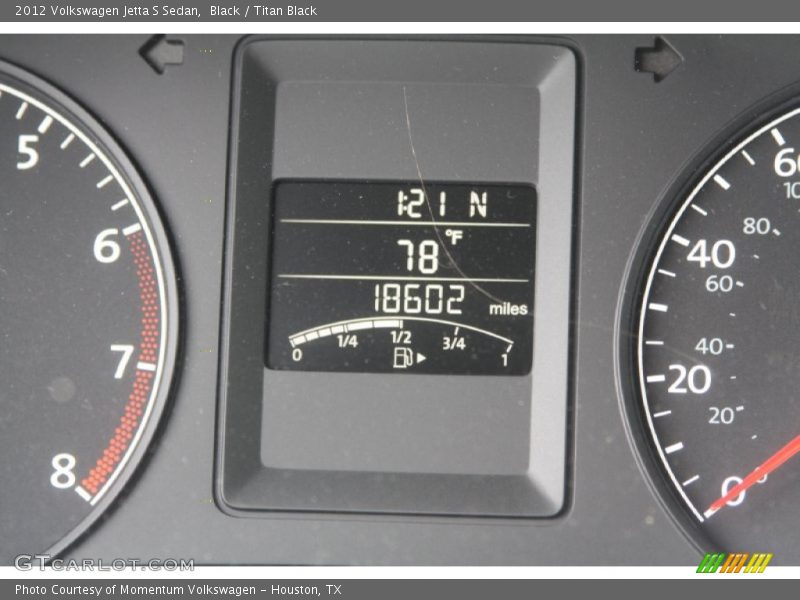 Black / Titan Black 2012 Volkswagen Jetta S Sedan