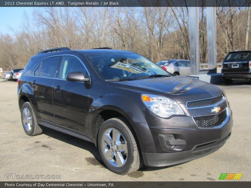 Tungsten Metallic / Jet Black 2013 Chevrolet Equinox LT AWD