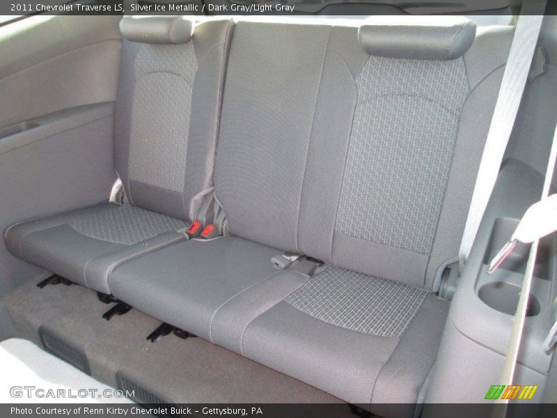 Silver Ice Metallic / Dark Gray/Light Gray 2011 Chevrolet Traverse LS