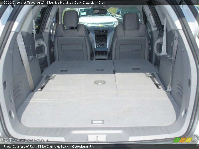 Silver Ice Metallic / Dark Gray/Light Gray 2011 Chevrolet Traverse LS