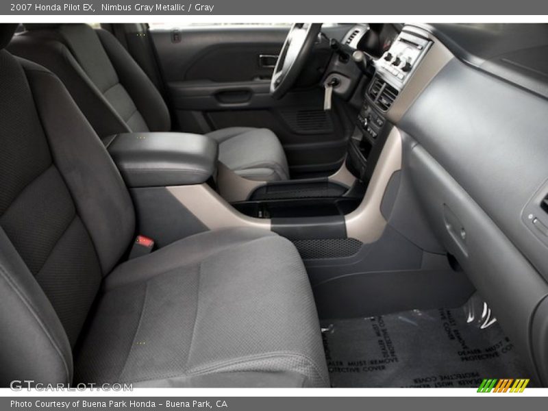 Nimbus Gray Metallic / Gray 2007 Honda Pilot EX