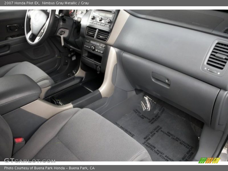 Nimbus Gray Metallic / Gray 2007 Honda Pilot EX