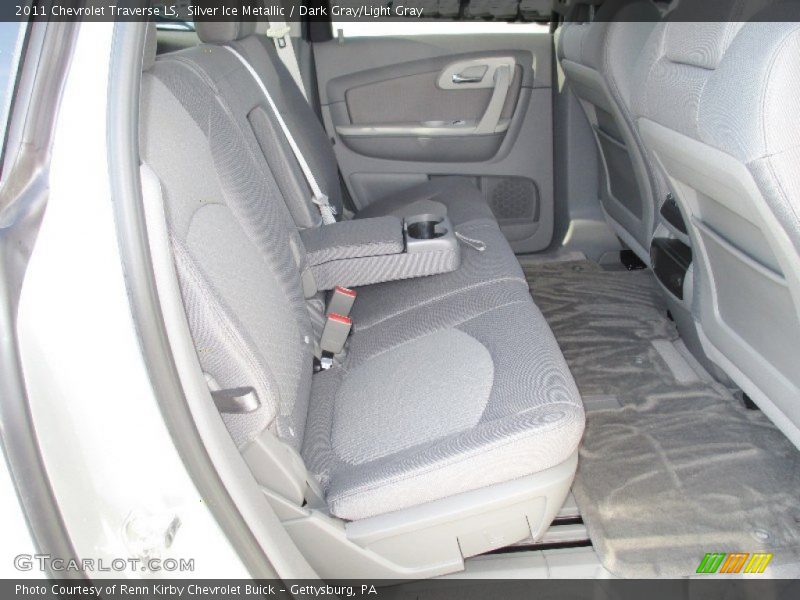 Silver Ice Metallic / Dark Gray/Light Gray 2011 Chevrolet Traverse LS