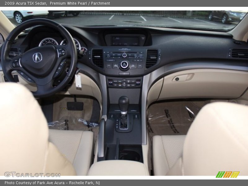 Premium White Pearl / Parchment 2009 Acura TSX Sedan
