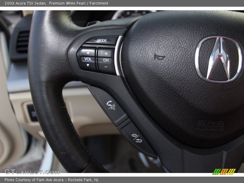Premium White Pearl / Parchment 2009 Acura TSX Sedan