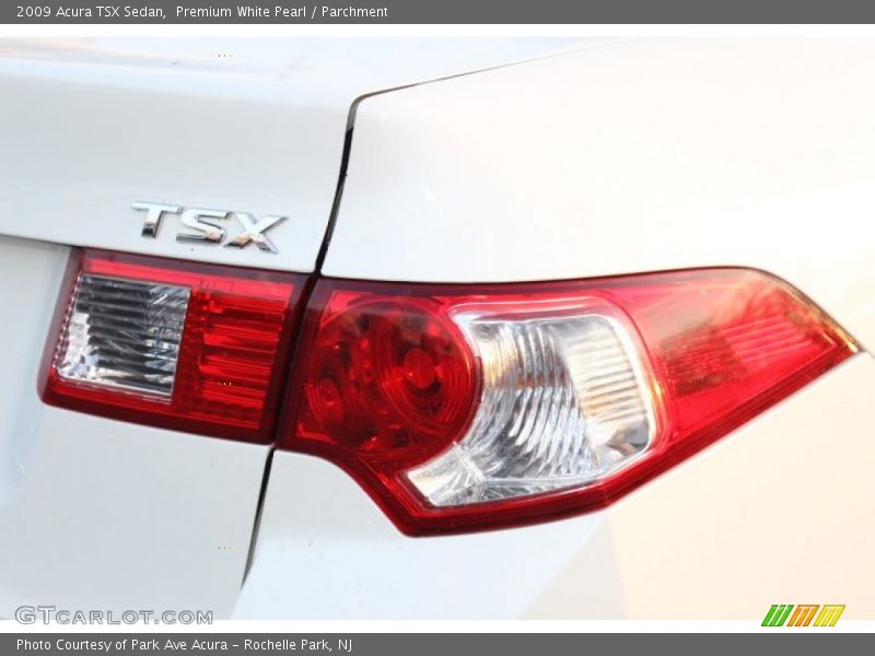 Premium White Pearl / Parchment 2009 Acura TSX Sedan