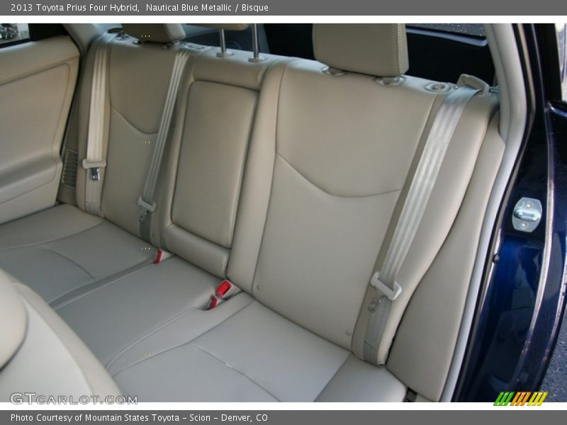 Nautical Blue Metallic / Bisque 2013 Toyota Prius Four Hybrid