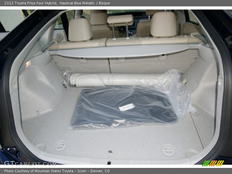 Nautical Blue Metallic / Bisque 2013 Toyota Prius Four Hybrid