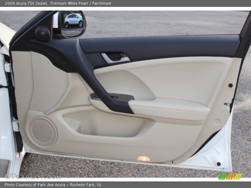 Premium White Pearl / Parchment 2009 Acura TSX Sedan