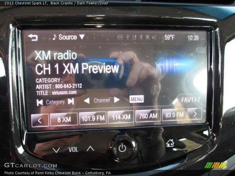 Black Granite / Dark Pewter/Silver 2013 Chevrolet Spark LT