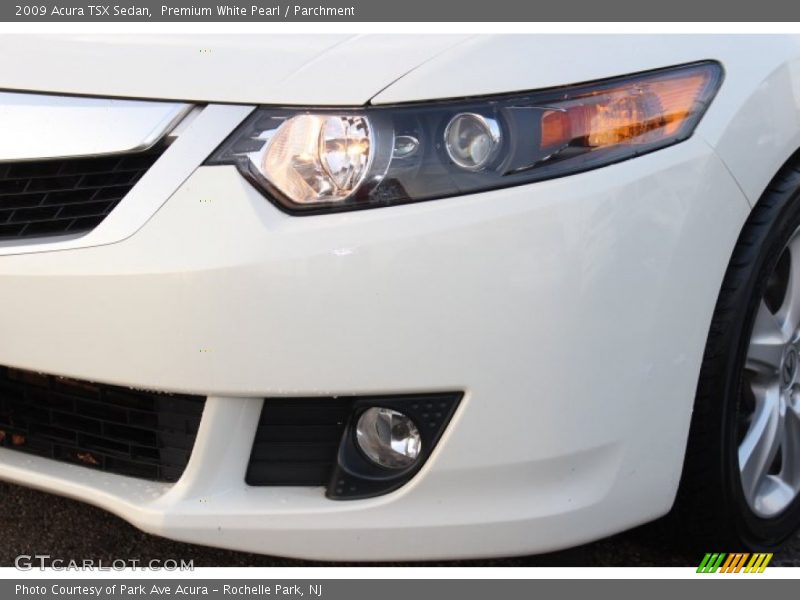 Premium White Pearl / Parchment 2009 Acura TSX Sedan