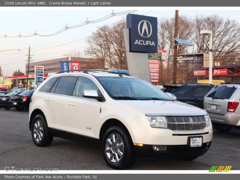 Creme Brulee Metallic / Light Camel 2008 Lincoln MKX AWD
