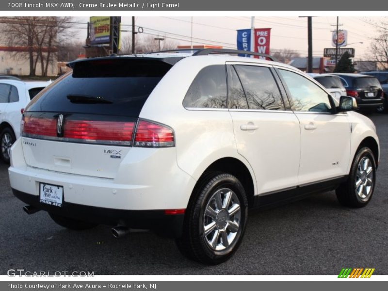Creme Brulee Metallic / Light Camel 2008 Lincoln MKX AWD