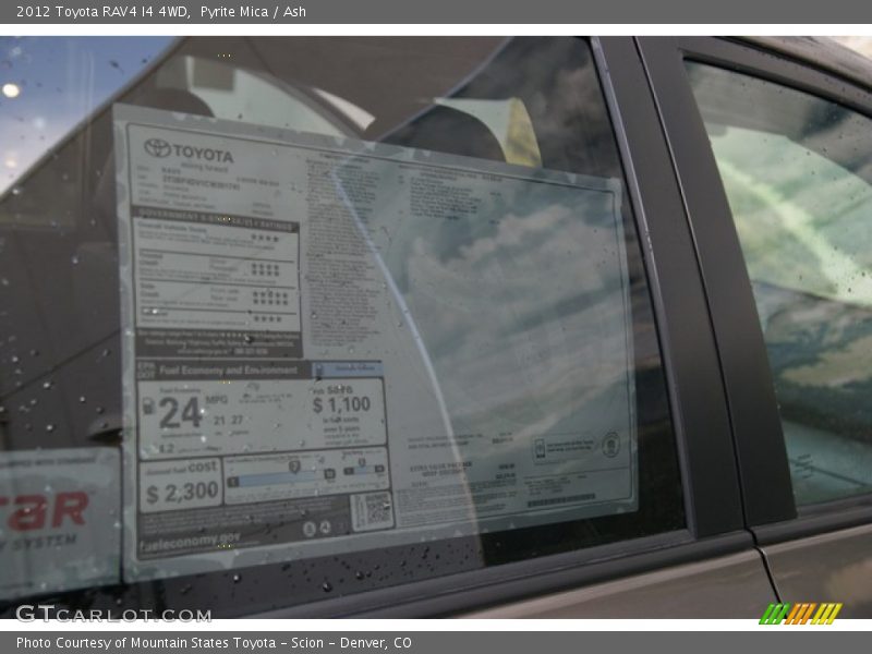 Pyrite Mica / Ash 2012 Toyota RAV4 I4 4WD