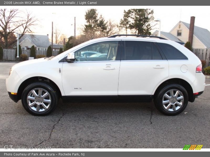 Creme Brulee Metallic / Light Camel 2008 Lincoln MKX AWD