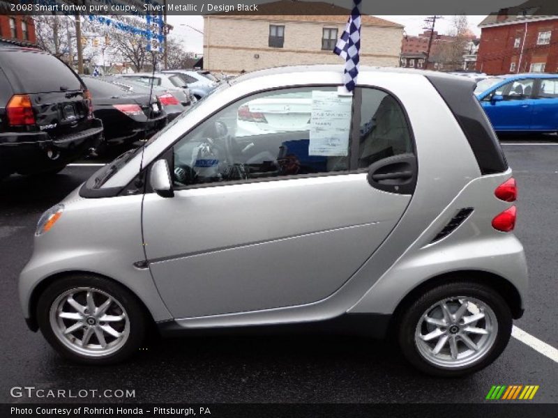  2008 fortwo pure coupe Silver Metallic