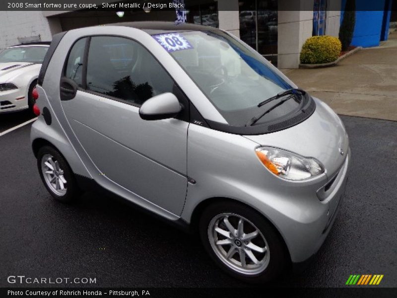 Front 3/4 View of 2008 fortwo pure coupe
