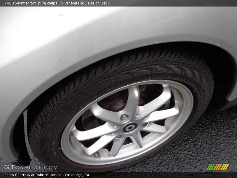 Silver Metallic / Design Black 2008 Smart fortwo pure coupe