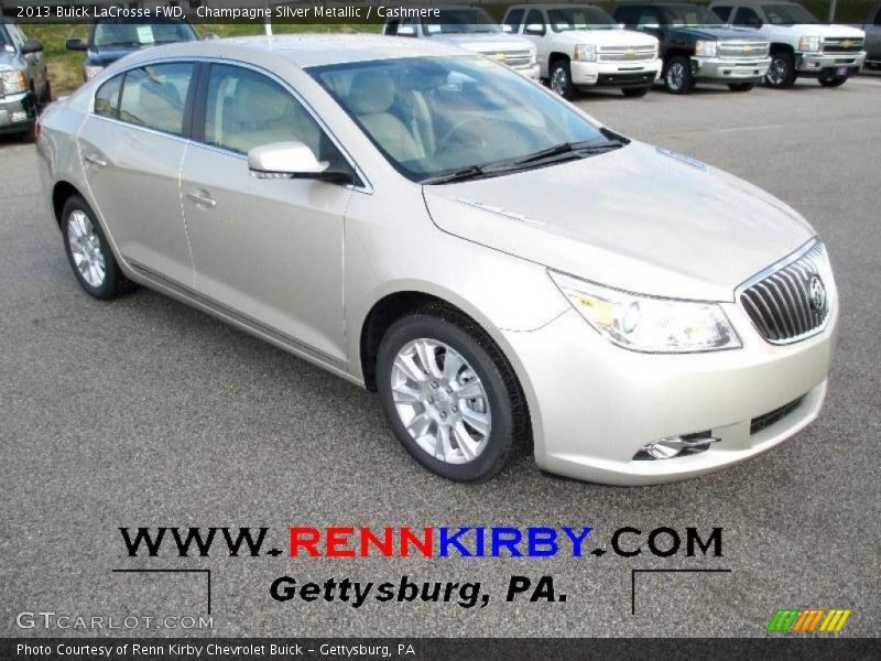 Champagne Silver Metallic / Cashmere 2013 Buick LaCrosse FWD