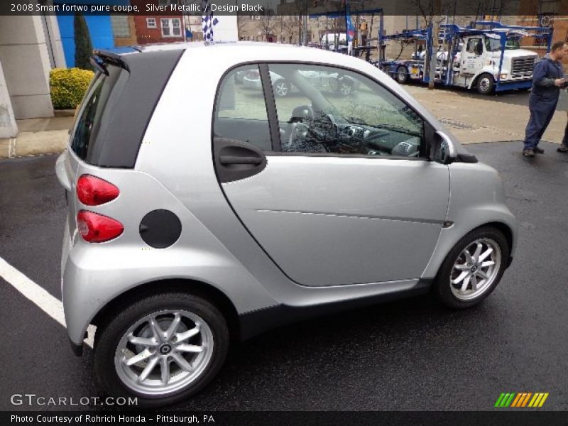 Silver Metallic / Design Black 2008 Smart fortwo pure coupe