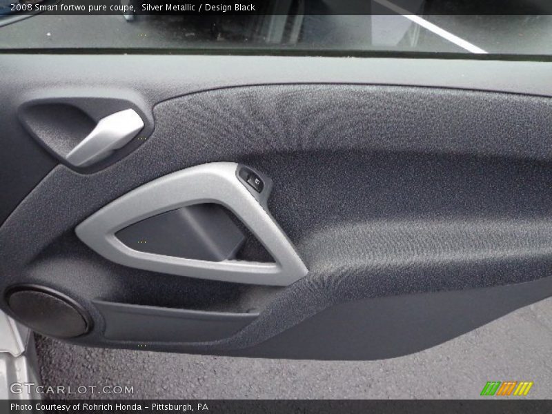 Silver Metallic / Design Black 2008 Smart fortwo pure coupe