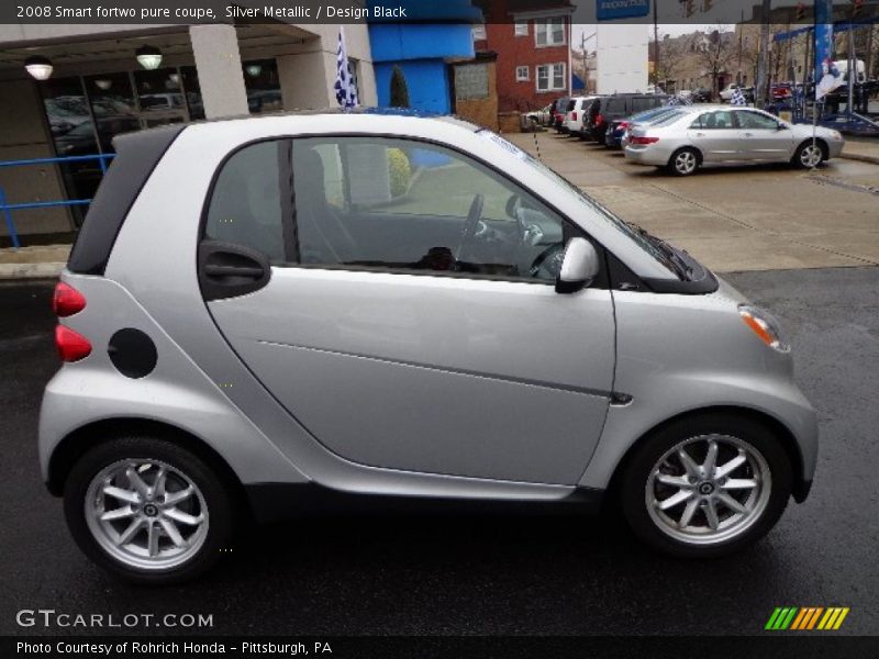 Silver Metallic / Design Black 2008 Smart fortwo pure coupe