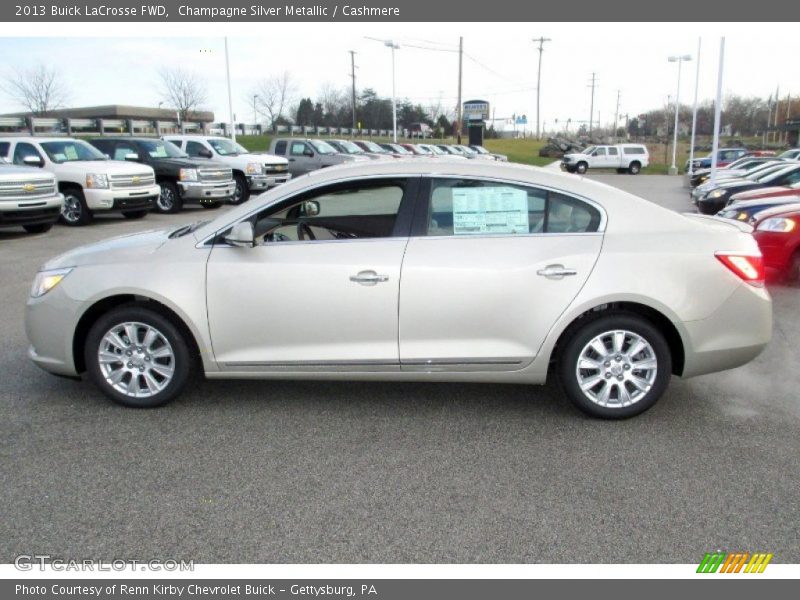 Champagne Silver Metallic / Cashmere 2013 Buick LaCrosse FWD