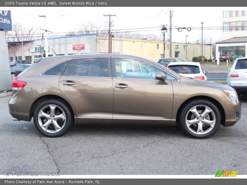 Sunset Bronze Mica / Ivory 2009 Toyota Venza V6 AWD