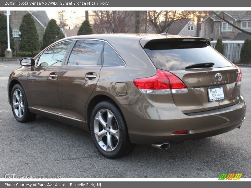 Sunset Bronze Mica / Ivory 2009 Toyota Venza V6 AWD