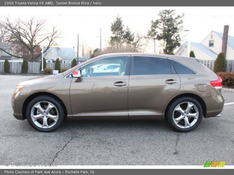 Sunset Bronze Mica / Ivory 2009 Toyota Venza V6 AWD
