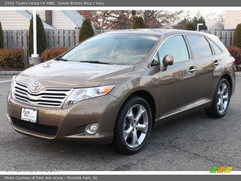 Sunset Bronze Mica / Ivory 2009 Toyota Venza V6 AWD