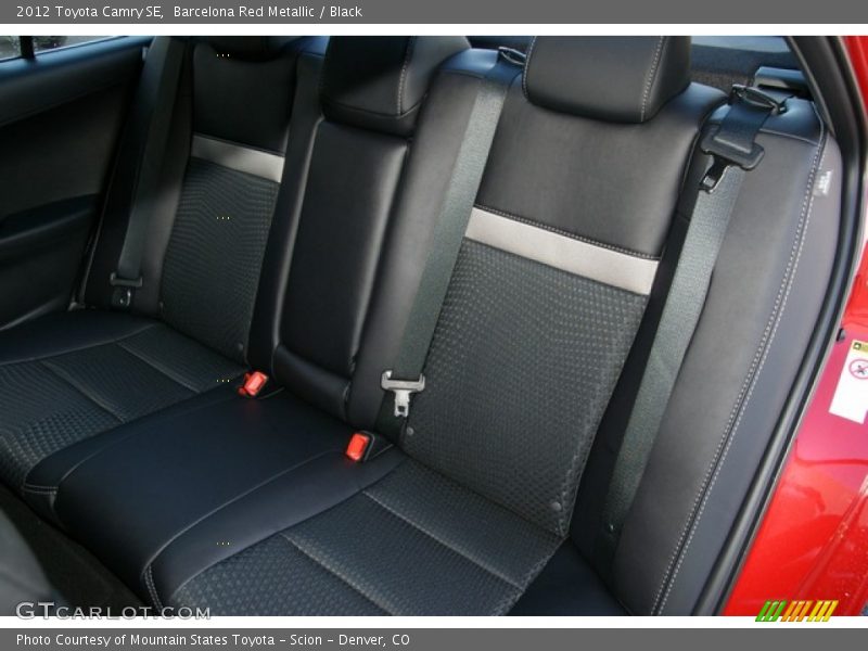 Barcelona Red Metallic / Black 2012 Toyota Camry SE
