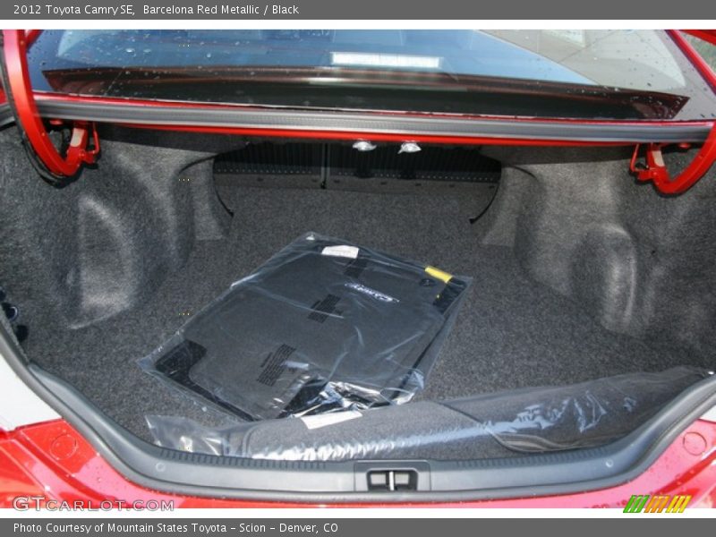 Barcelona Red Metallic / Black 2012 Toyota Camry SE