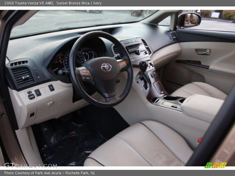 Sunset Bronze Mica / Ivory 2009 Toyota Venza V6 AWD