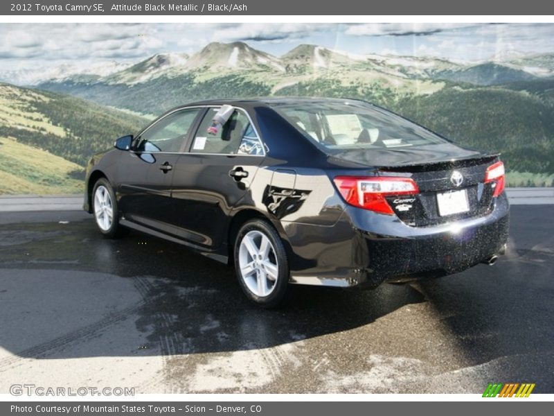 Attitude Black Metallic / Black/Ash 2012 Toyota Camry SE