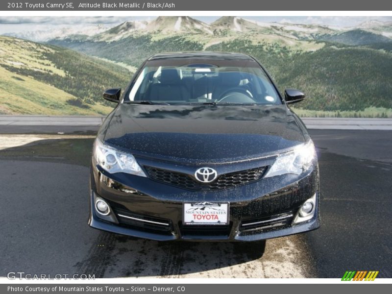 Attitude Black Metallic / Black/Ash 2012 Toyota Camry SE