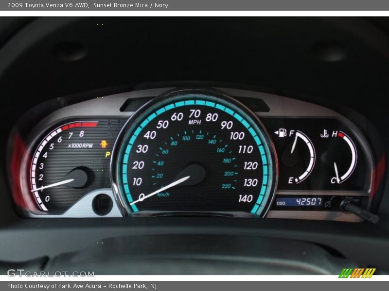 Sunset Bronze Mica / Ivory 2009 Toyota Venza V6 AWD