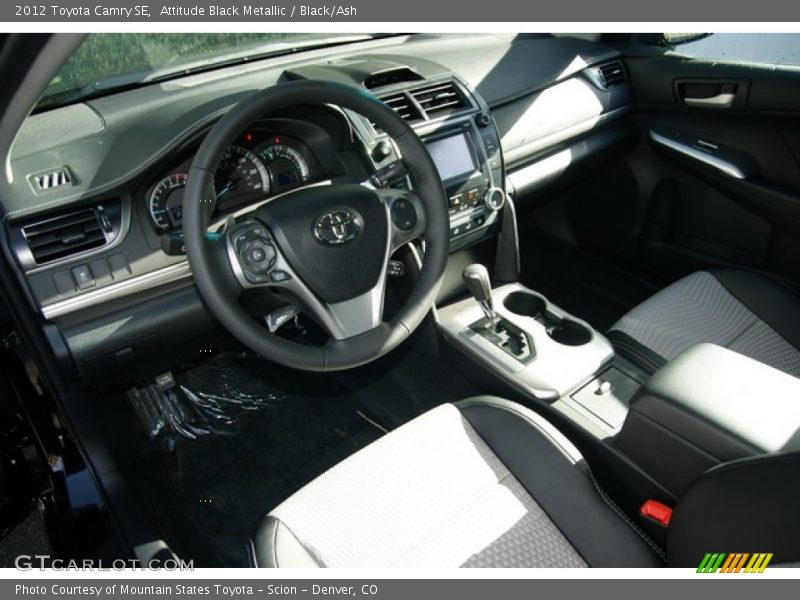 Attitude Black Metallic / Black/Ash 2012 Toyota Camry SE