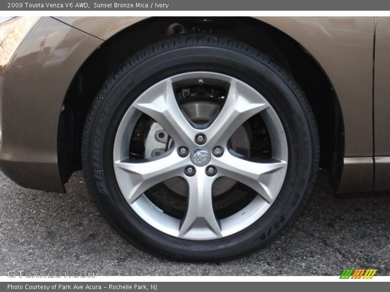 Sunset Bronze Mica / Ivory 2009 Toyota Venza V6 AWD