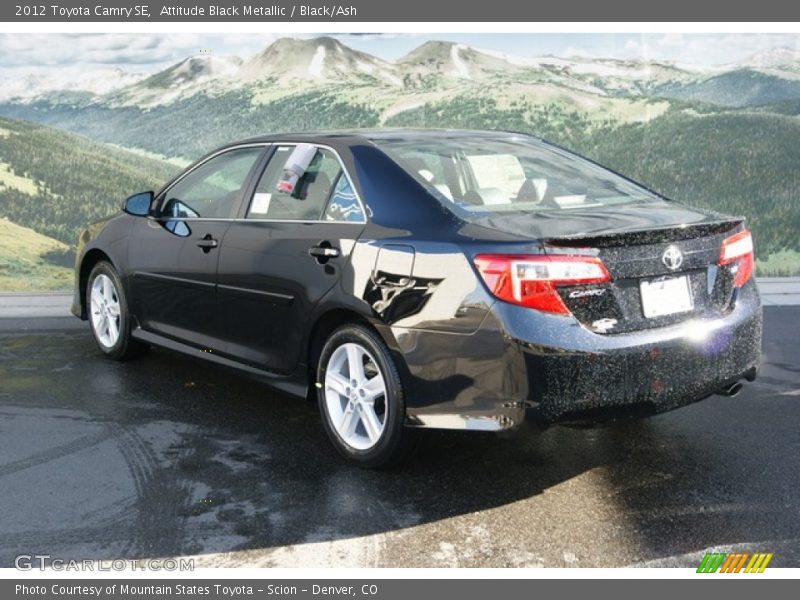 Attitude Black Metallic / Black/Ash 2012 Toyota Camry SE