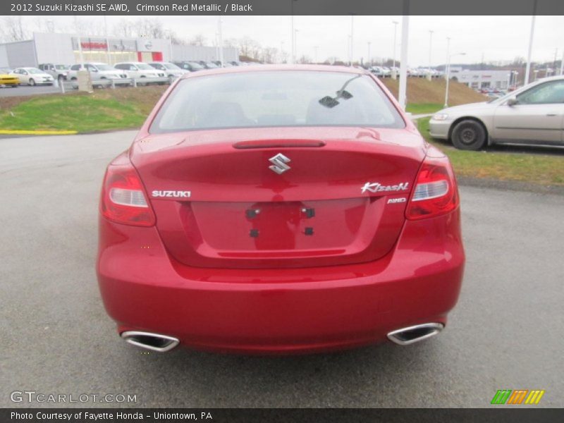 Crimson Red Metallic / Black 2012 Suzuki Kizashi SE AWD