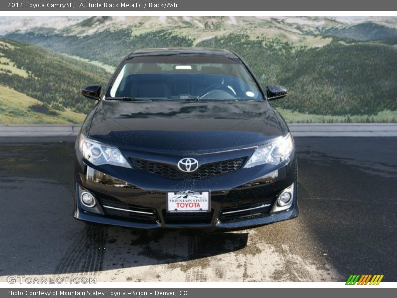 Attitude Black Metallic / Black/Ash 2012 Toyota Camry SE