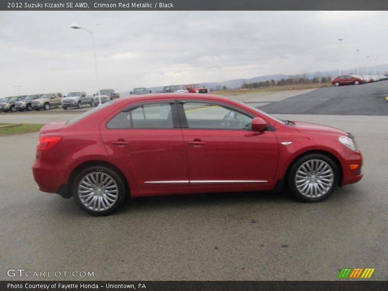 Crimson Red Metallic / Black 2012 Suzuki Kizashi SE AWD